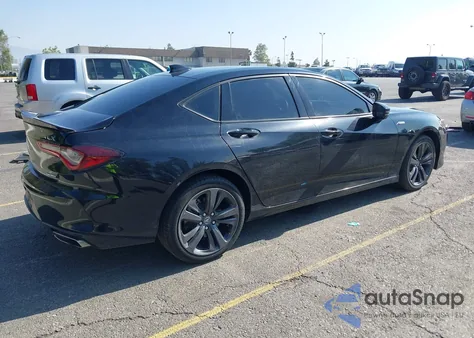 2021 Acura Tlx A-Spec Package из США, поврежденный, VIN 19UUB6F58MA009600